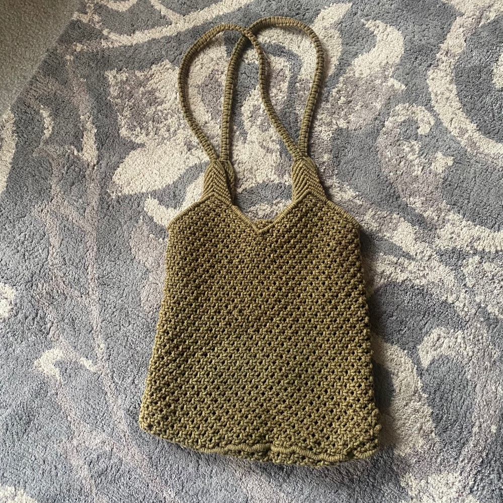 AE Macrame Purse - Picture 2 of 6